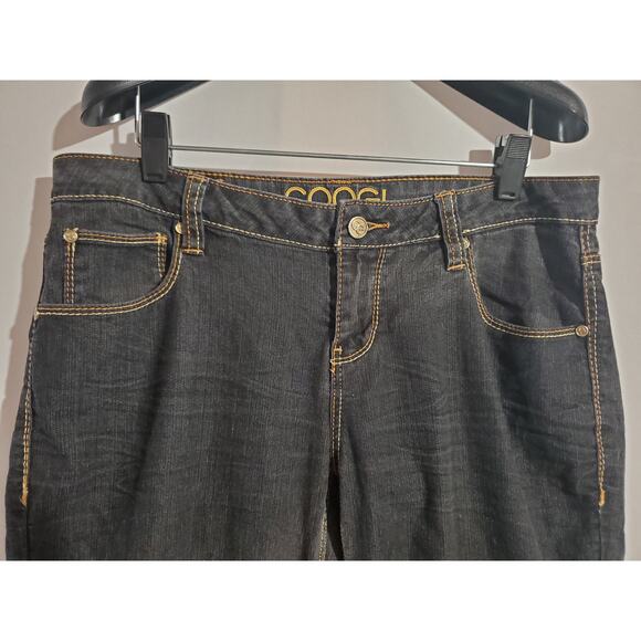 Coogi VTG Embroidered Logo Straight Leg Dark Wash Mid Rise Jeans Womens 11/12 - Picture 4 of 11